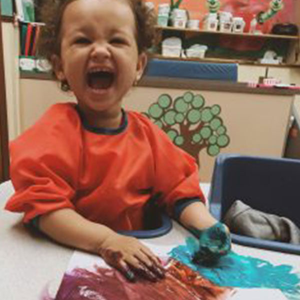 girl laughing